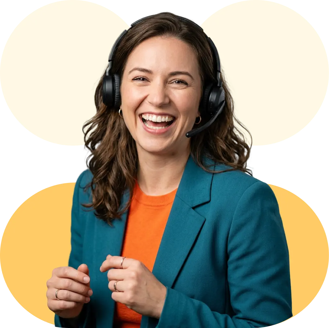 Support specialist ready to help customers